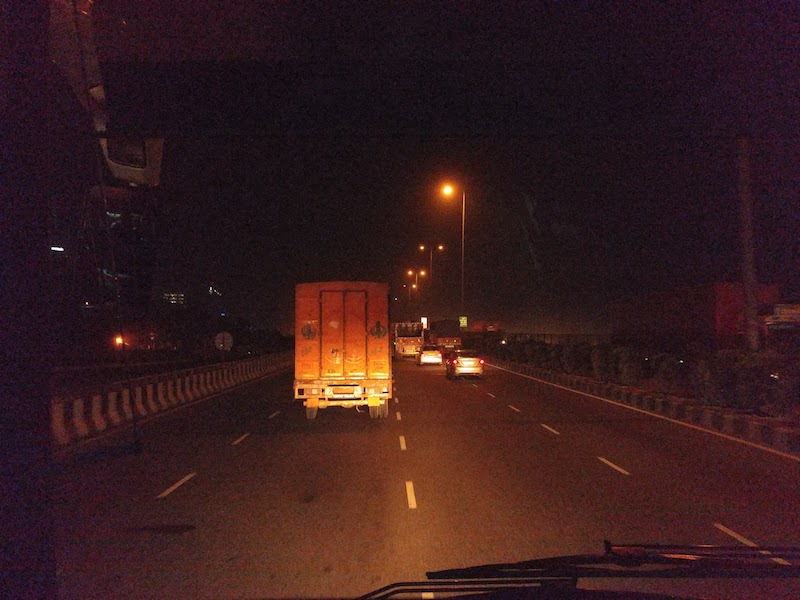 Delhi Jaipur Night Highway Travel