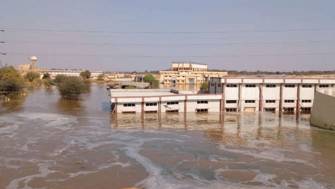 Flood in Jhunjhunu! Malsisar Dam damaged in just 3 months of inauguration