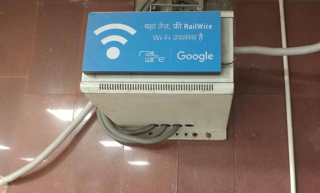 free wifi jaipur station