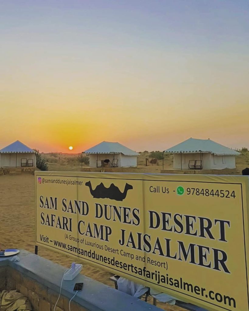 Sam Sand Dunes Desert Safari Camp, Jaisalmer